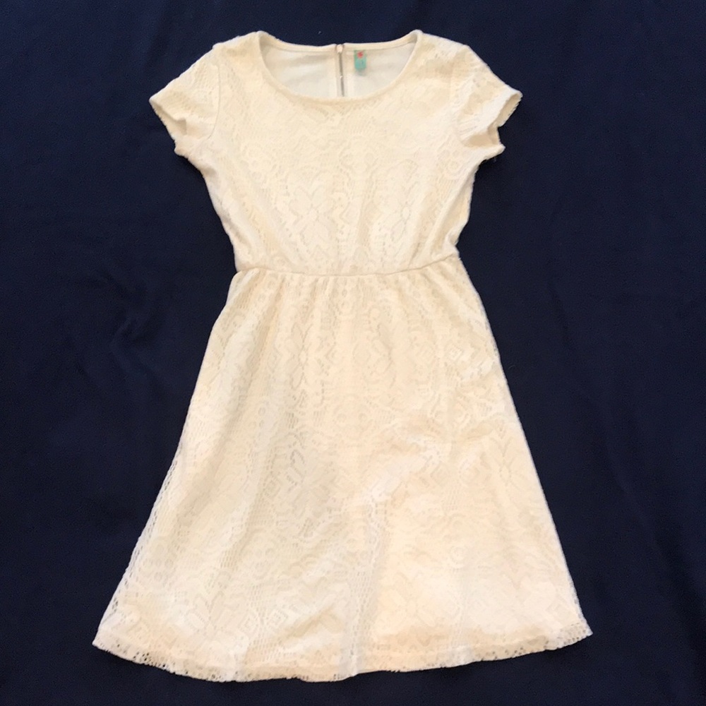 White lace dress (Mikarose)